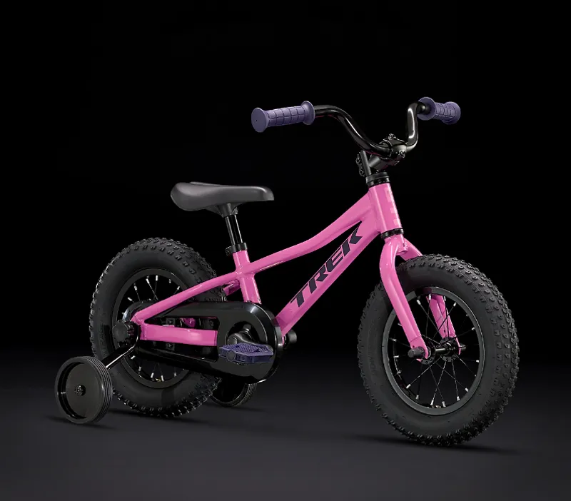 Trek Precaliber 12 Hybrid Kids Bike 2026 in Flamingo Pink-5